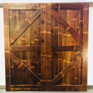 K-Bar Style Barn Door