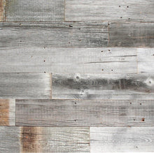 Gray Reclaimed Barn Wood Wall Panel- Easy Peel and Stick Application (20 Sq Ft, Reclaimed Barn Wood)