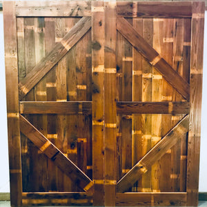 K-Bar Style Barn Door