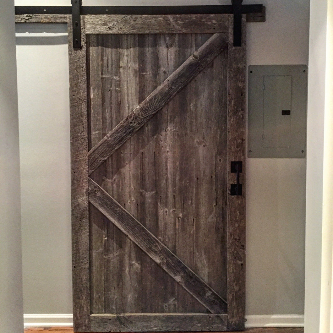 Standard Size K Style Barn Wood Door