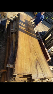 Live edge Sinker Cypress Wood Slab  (Priced per BF) (Pick up or call for custom shipping based on size)