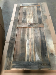 84 Inches long Brown Color Reclaimed Barn Wood Door