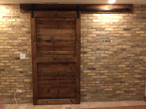 84 Inches Tall Standard Handmade Barn Wood Door For Bedrooms, Bathrooms And Offices Room.