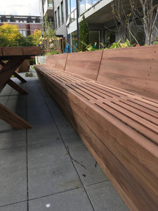 16ft Solid Wooden Reclaimed Redwood Long Table From Chicago Water Tower For Both Indoor And Outdoor Use