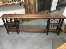 Beautiful Modern Design Walnut Table Top With Hardwoods Custom Steel Tube Base