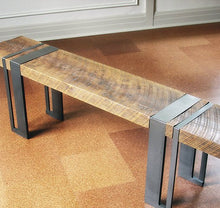 Reclaimed Wood and Metal Bench, Industrial bench, Entryway Bench, Rustic bench, Barn Wood and Entertainment Center