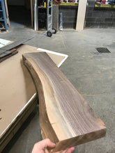 Note (Price per SF) Live Edge Raw Walnut Slabs,