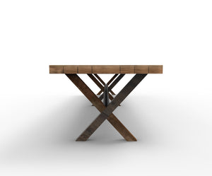 Indoor and Outdoor Solid Wooden Long Table
