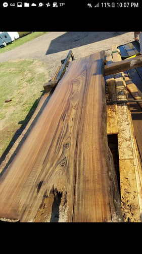 Live edge Sinker Cypress Wood Slab  (Priced per BF) (Pick up or call for custom shipping based on size)