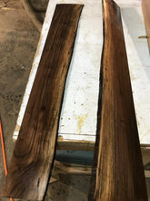 Pair of 1/4" Live Edge Walnut Slabs (Milled for Mirror edges)