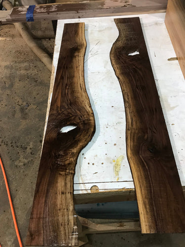 Live Edge Walnut for mirrors 48