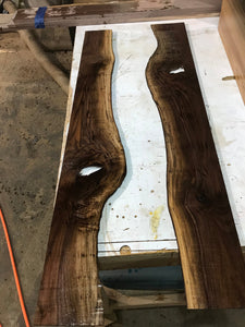 Live Edge Walnut for mirrors 48" x 6" x 1/4"