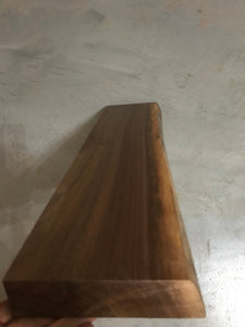 36" Long finished piece of live edge walnut